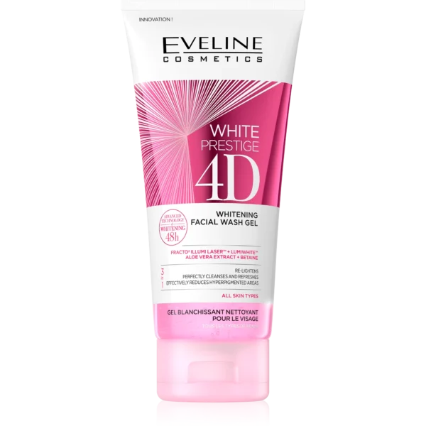 EVELINE WHITE PRESTIGE 4D FACIAL WASH GEL - 200ML